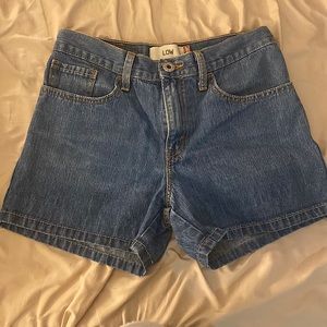 vintage levi 731L shorts low rise